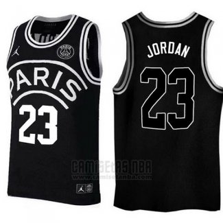 Camiseta AJ x PSG Michael Jordan #23 Negro