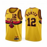 Camiseta Atlanta Hawks De'Andre Hunter #12 Ciudad 2021-22 Amarillo