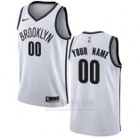 Camiseta Brooklyn Nets Nike Personalizada 17-18 Blanco