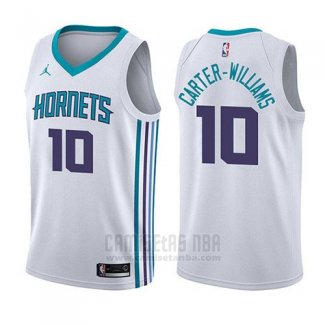 Camiseta Charlotte Hornets Michael Carter-Williams #10 Association 2017-18 Blanco