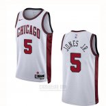 Camiseta Chicago Bulls Derrick Jones JR. #5 Ciudad 2022-23 Blanco