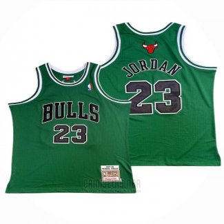 Camiseta Chicago Bulls Michael Jordan #23 Retro Verde