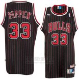 Camiseta Chicago Bulls Scottie Pippen #33 Retro Negro2