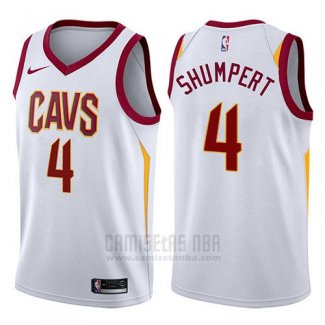 Camiseta Cleveland Cavaliers Iman Shumpert #4 Swingman Association 2017-18 Blanco