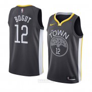 Camiseta Golden State Warriors Andrew Bogut #12 Statement 2018 Negro