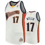 Camiseta Golden State Warriors Chris Mullin 2009-10 Hardwood Classics Blanco