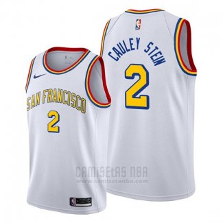 Camiseta Golden State Warriors Willie Cauley Stein #2 Classic Edition Blanco