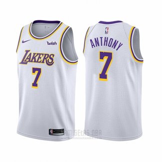 Camiseta Los Angeles Lakers Carmelo Anthony #7 Association 2021 Blanco