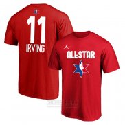 Camiseta Manga Corta All Star 2020 Brooklyn Nets Kyrie Irving Rojo