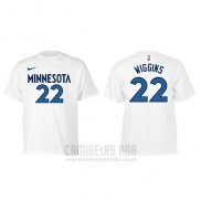 Camiseta Manga Corta Andrew Wiggins Minnesota Timberwolves Blanco