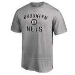 Camiseta Manga Corta Brooklyn Nets Gris