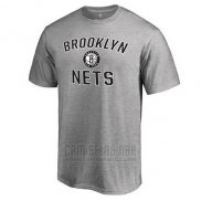 Camiseta Manga Corta Brooklyn Nets Gris