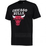 Camiseta Manga Corta Chicago Bulls Negro