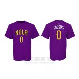 Camiseta Manga Corta Demarcus Cousins New Orleans Pelicans Violeta