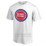 Camiseta Manga Corta Detroit Pistons Blanco