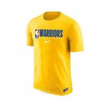 Camiseta Manga Corta Golden State Warriors 2019 Amarillo