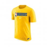 Camiseta Manga Corta Golden State Warriors 2019 Amarillo