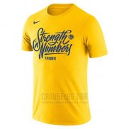 Camiseta Manga Corta Golden State Warriors Amarillo Strength in Numbers
