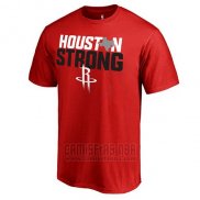 Camiseta Manga Corta Houston Rockets Rojo3