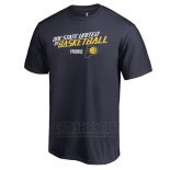 Camiseta Manga Corta Indiana Pacers Azul Marino 2018 NBA Playoffs Slogan