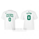 Camiseta Manga Corta Jayson Tatum Boston Celtics Blanco