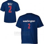 Camiseta Manga Corta John Wall Washington Wizards Azul