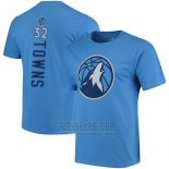 Camiseta Manga Corta Karl-Anthony Towns Minnesota Timberwolves Azul