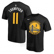 Camiseta Manga Corta Klay Thompson Golden State Warriors 2019-20 Negro