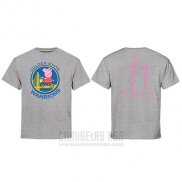 Camiseta Manga Corta Klay Thompson Golden State Warriors Gris Peppa Pig Cruzado