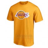 Camiseta Manga Corta Los Angeles Lakers Amarillo