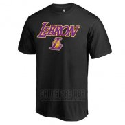 Camiseta Manga Corta Los Angeles Lakers Negro