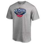 Camiseta Manga Corta New Orleans Pelicans Gris2