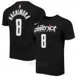 Camiseta Manga Corta Rui Hachimura Washington Wizards Negro 2019-20 Ciudad