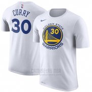 Camiseta Manga Corta Stephen Curry Golden State Warriors 2019 Blanco