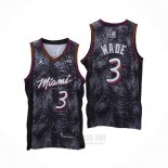 Camiseta Miami Heat Dwyane Wade #3 Fashion Royalty Negro