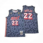 Camiseta Miami Heat Jimmy Butler #22 Mitchell & Ness 2019-20 Gris