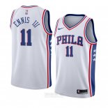 Camiseta Philadelphia 76ers James Ennis III #11 Association 2018 Blanco