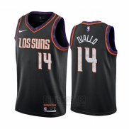 Camiseta Phoenix Suns Cheick Diallo #14 Ciudad Negro