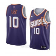 Camiseta Phoenix Suns Damion Lee #10 Icon 2023-24 Violeta