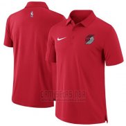 Camiseta Polo Portland Trail Blazers Rojo