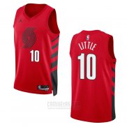 Camiseta Portland Trail Blazers Nassir Little #10 Statement 2022-23 Rojo