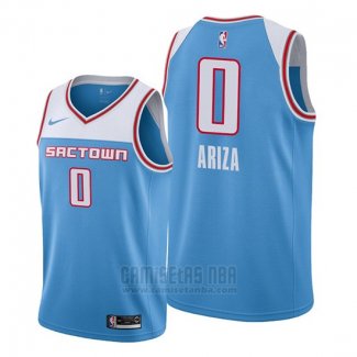 Camiseta Sacramento Kings Trevor Ariza #0 Ciudad Azul