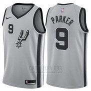 Camiseta San Antonio Spurs Tony Parker #9 2017-18 Gris