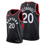 Camiseta Toronto Raptors Dewan Hernandez #20 Statement Negro