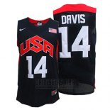 Camiseta USA 2012 Anthony Davis #14 Negro