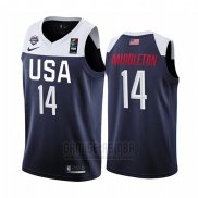 Camiseta USA Khris Middleton #14 2019 FIBA Basketball USA Cup Azul