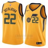 Camiseta Utah Jazz Thabo Sefolosha #22 Statement 2018 Amarillo