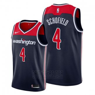 Camiseta Washington Wizards Admiral Schofield #4 Statement 2019-20 Azul