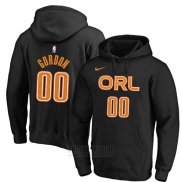 Sudaderas con Capucha Aaron Gordon Orlando Magic Negro 2019-20 Ciudad