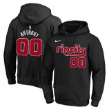 Sudaderas con Capucha Carmelo Anthony Portland Trail Blazers Negro 2019-20 Ciudad